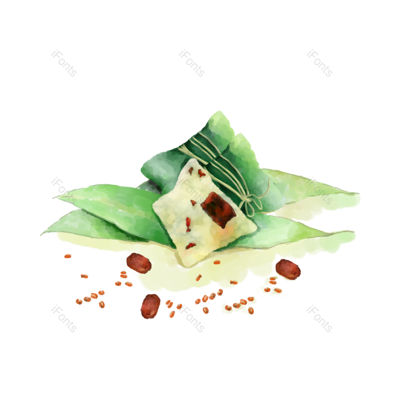 端午节图片,食材元素,食物素材PNG,龙舟免抠素材